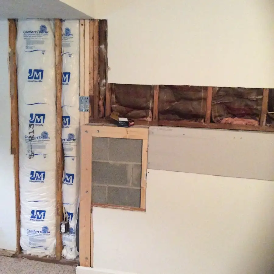 Wall insulation replacement during Contents Cleaning & Restoration in Cherry Hills Village